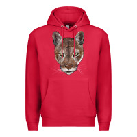 Cardinal florida panther  face Premium Hoodie - BarkalooDesign