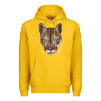Lemon florida panther  face Premium Hoodie - BarkalooDesign