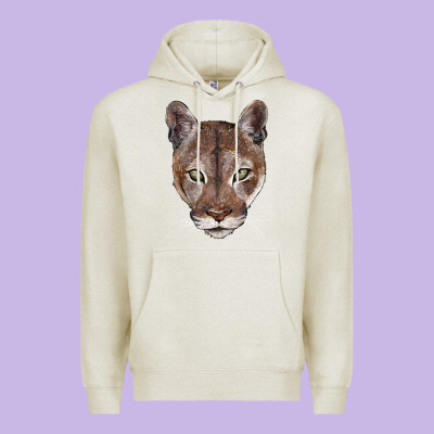 Florida Panther  Face Premium Hoodie Designed By Barkaloodesign