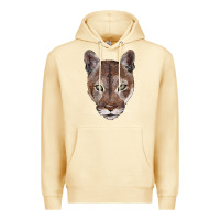 Pina Colada florida panther  face Premium Hoodie - BarkalooDesign