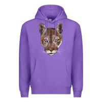 Purple florida panther  face Premium Hoodie - BarkalooDesign
