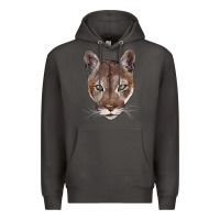 Smoke florida panther  face Premium Hoodie - BarkalooDesign