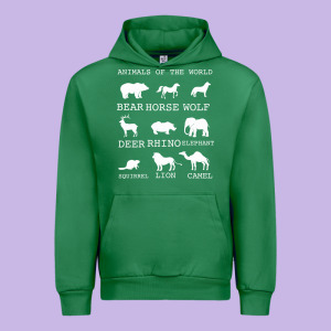 Animals Of The World Urban Hoodie Designed By Bettercallsaul
