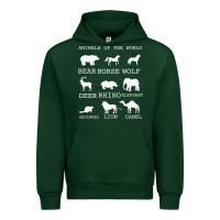 Forest Green Animals Of The World Urban Hoodie - Bettercallsaul