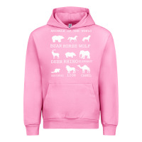Fuchsia Pink Animals Of The World Urban Hoodie - Bettercallsaul