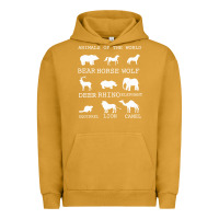 Pigment Peanut Butter Animals Of The World Urban Hoodie - Bettercallsaul