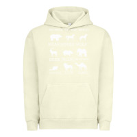 Pigment Pistachio Animals Of The World Urban Hoodie - Bettercallsaul
