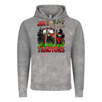 Cloud Rock just a boy who loves tractors red tractor Vintage Hoodie - BarkalooDesign