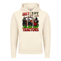Vintage Artic just a boy who loves tractors red tractor Vintage Hoodie - BarkalooDesign