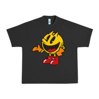 Pigment Black pacman Urban Heavy Tee - DesigneFamous