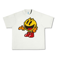Pistachio pacman Urban Heavy Tee - DesigneFamous