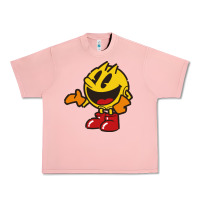 Salmon pacman Urban Heavy Tee - DesigneFamous