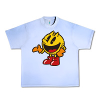 Grape Ice pacman Urban Heavy Tee - DesigneFamous