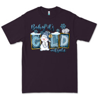 Plum Baby It's Cold Outside Premium Tee - FaDigitalArtStudio
