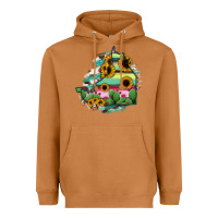 Meerkat Campeche State Of Mexico Map Heavyweight Hoodie - RanaPortraitStore