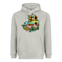 Moon Dust Campeche State Of Mexico Map Heavyweight Hoodie - RanaPortraitStore