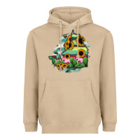 Mushroom Campeche State Of Mexico Map Heavyweight Hoodie - RanaPortraitStore