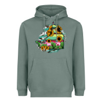 Sage Campeche State Of Mexico Map Heavyweight Hoodie - RanaPortraitStore