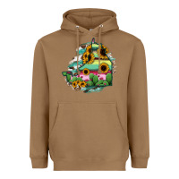 Toasted Coconut Campeche State Of Mexico Map Heavyweight Hoodie - RanaPortraitStore