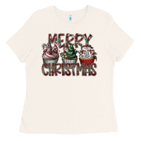 Bone Merry Christmas Ladies Tee - CowhideDigitalArt