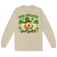Mushroom drink responsibly dont spill it Long Sleeve Tee - Artiststas