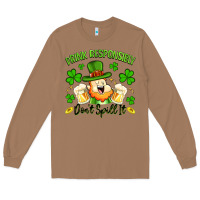 Toasted Coconut drink responsibly dont spill it Long Sleeve Tee - Artiststas