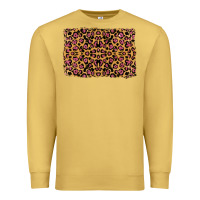 Antique Gold leopard glitter background Premium Sweatshirt - RanaPortraitStore