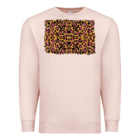 Pale Pink leopard glitter background Premium Sweatshirt - RanaPortraitStore