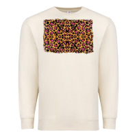Sandshell leopard glitter background Premium Sweatshirt - RanaPortraitStore