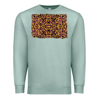 Seafoam leopard glitter background Premium Sweatshirt - RanaPortraitStore