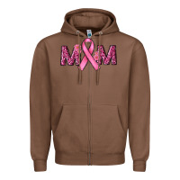 Chestnut cancer ribbon mom Zipper Hoodie - RanaPortraitStore