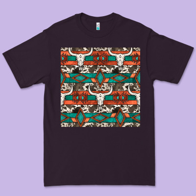 Native American Aztec Seamless Pattern 3 Premium Tee Designed By Bundleandbundleshop