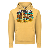 Vintage Mustard western grandma Vintage Hoodie - BarkalooDesign