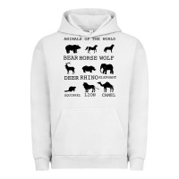 Pigment Lunar Rock Anımals Of The World Urban Hoodie - Bettercallsaul