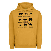 Anımals Of The World Urban Hoodie | Teevron
