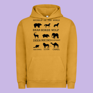 Anımals Of The World Urban Hoodie Designed By Bettercallsaul