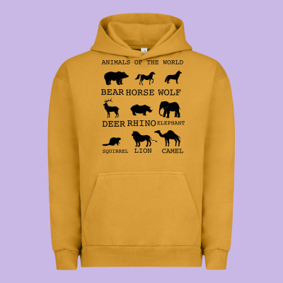 Anımals Of The World Urban Hoodie Designed By Bettercallsaul