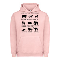Pigment Salmon Anımals Of The World Urban Hoodie - Bettercallsaul