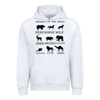 White Anımals Of The World Urban Hoodie - Bettercallsaul