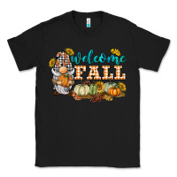 Black welcome fall gnome Classic Tee - BarkalooDesign
