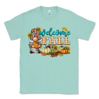 Seafoam welcome fall gnome Classic Tee - BarkalooDesign