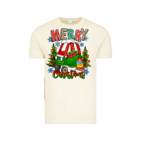 Vintage Arctic merry christmas car Vintage Tee - CowhideDigitalArt