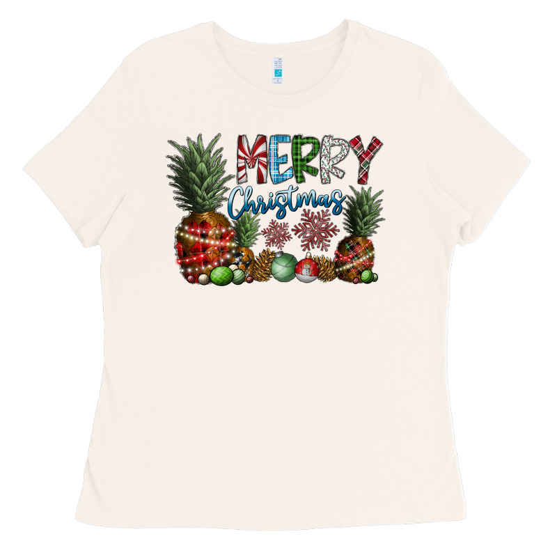 Merry Christmas Ladies Tee by CowhideDigitalArt | Teevron