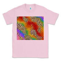 Bubblegum Pink Pride rainbow leopard design Classic Tee - FaDigitalArtStudio