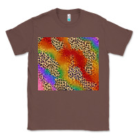 Chestnut Pride rainbow leopard design Classic Tee - FaDigitalArtStudio