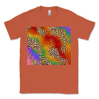 Copper Pride rainbow leopard design Classic Tee - FaDigitalArtStudio