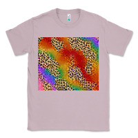 Lilac Pride rainbow leopard design Classic Tee - FaDigitalArtStudio