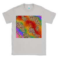 Moon Dust Pride rainbow leopard design Classic Tee - FaDigitalArtStudio