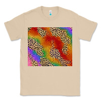 Mushroom Pride rainbow leopard design Classic Tee - FaDigitalArtStudio