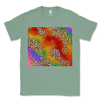 Sage Pride rainbow leopard design Classic Tee - FaDigitalArtStudio